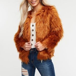 Faux Fur Jacket